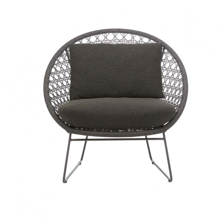 Normandy Rounded Graphite Chair