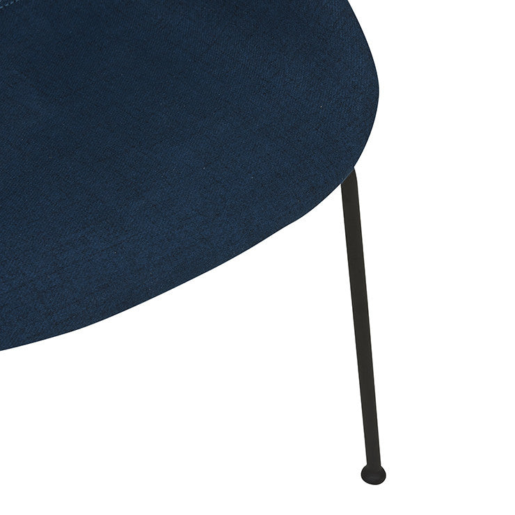 Ronald Dining Chair Dark Blue