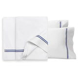 Classique Navy Flat Sheet Set