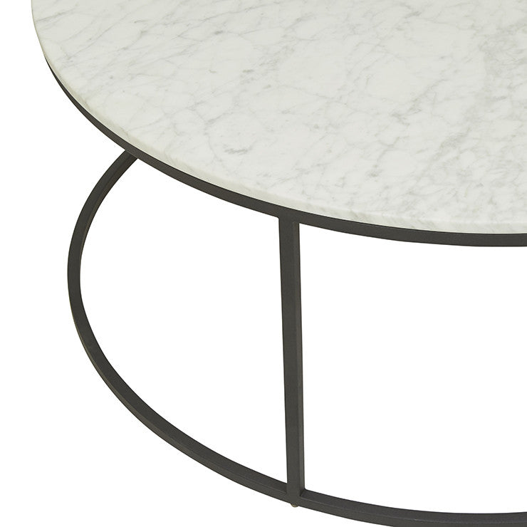 Elle Round Marble Coffee Table
