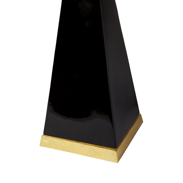 Matisse Black Ceramic Lamp