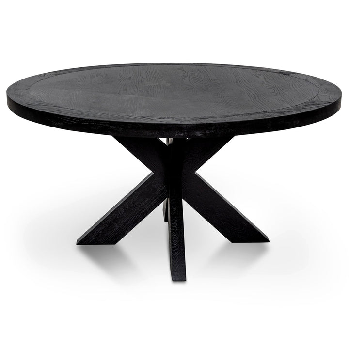 Black Oak 150cm Dining Table