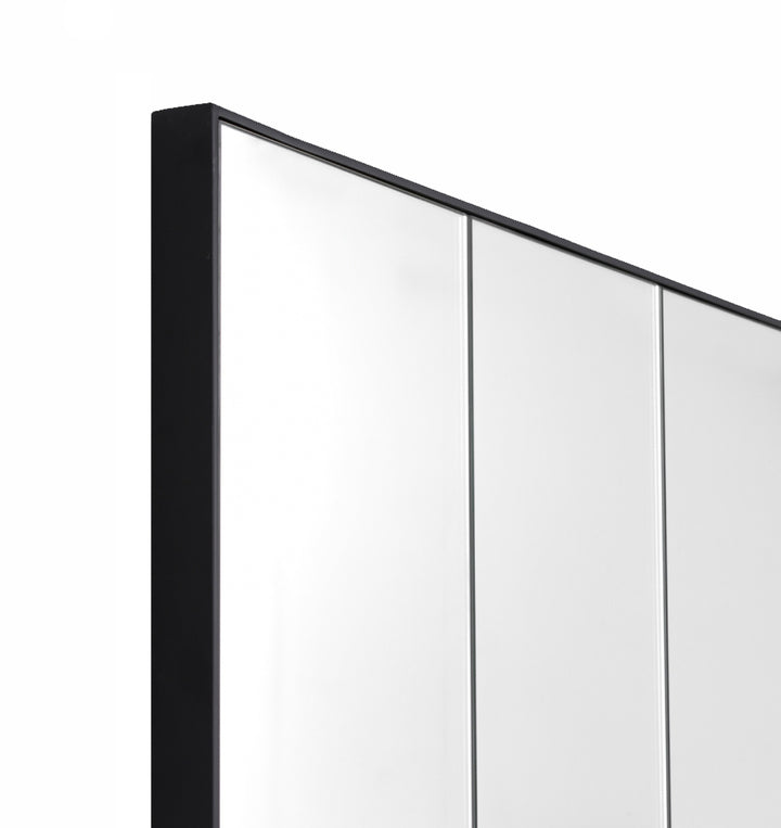 Leaner Mirror Black