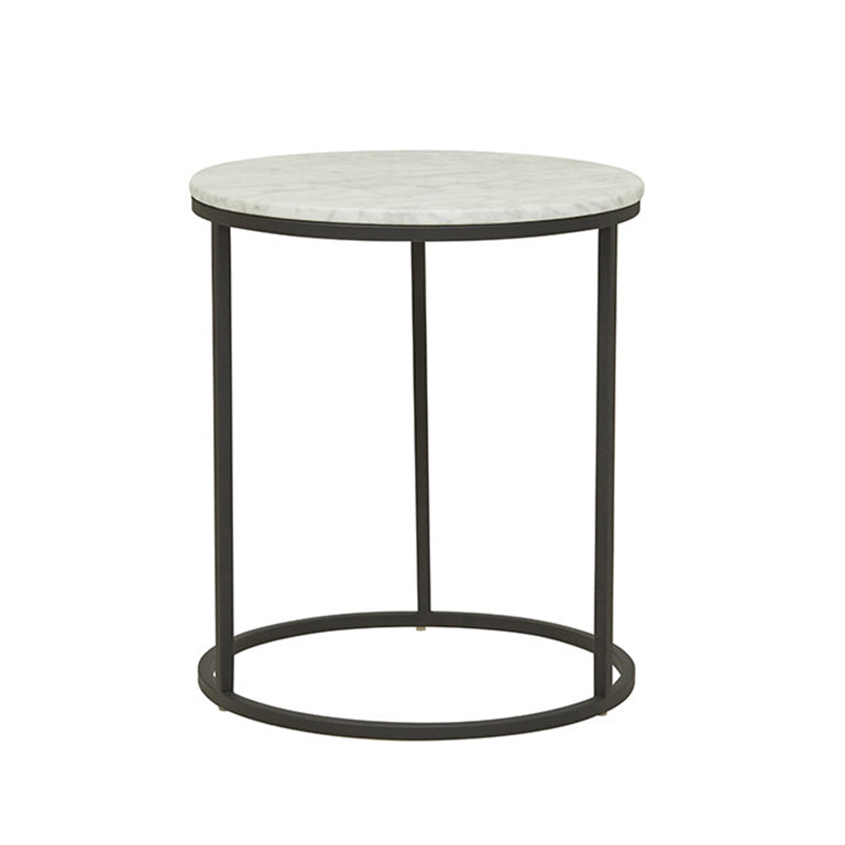 Elle Round Marble Side Table