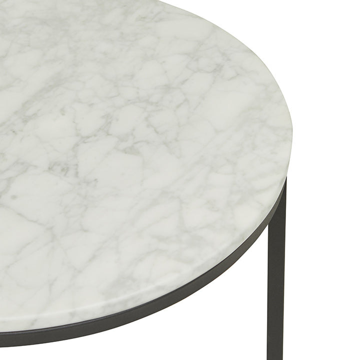 Elle Round Marble Side Table