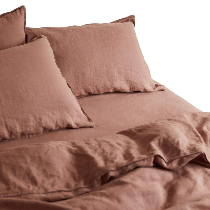 Organic Linen Duvet Clay