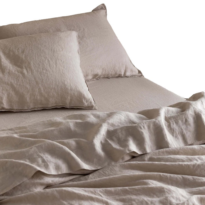 Organic Linen Duvet Oatmeal