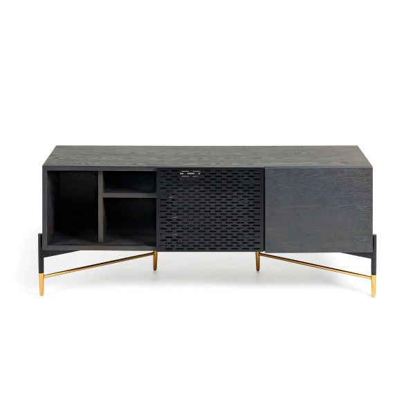 140cm Norfolk Metal Media Unit