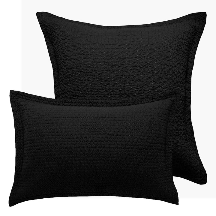 Aspen Black Pillowcases
