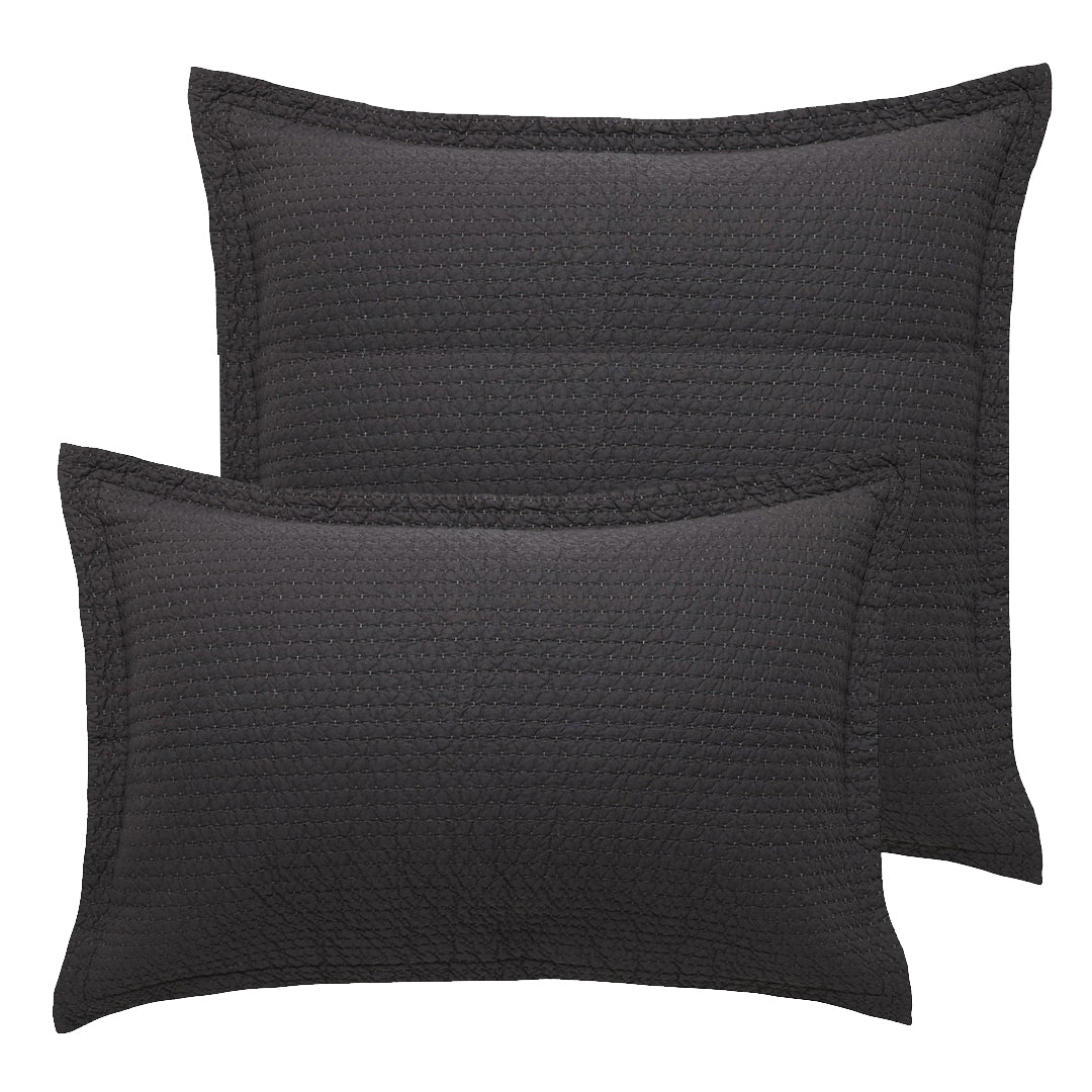 Aspen Charcoal Pillowcases