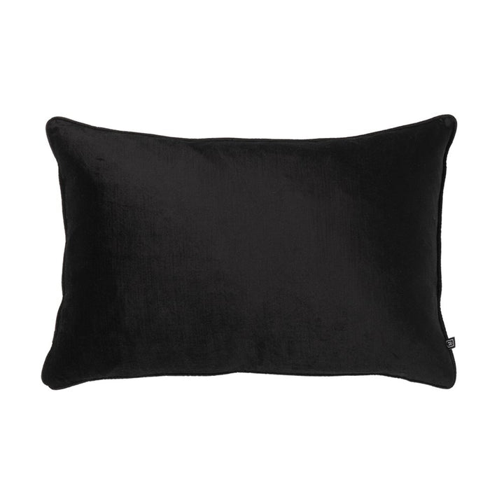 Velvet Romano Black Cushion