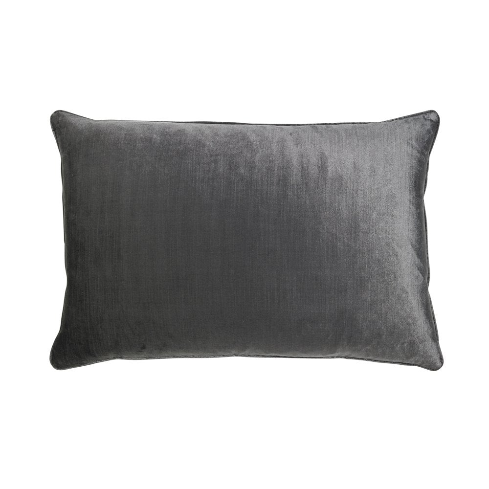 Velvet Romano Charcoal Cushion