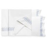 Siena Blue Flat Sheet Set