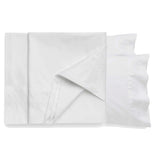 Siena White Flat Sheet Set